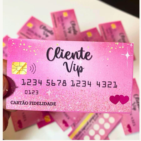 Frente Cartão VIP Salão
